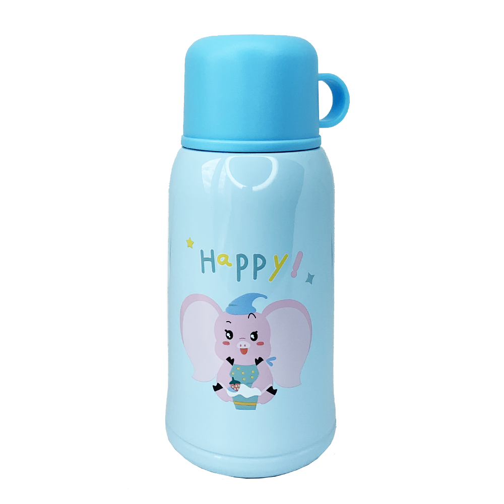 Термос с трубочкой для детей Happy слон 550 мл Розовый (15348646) - фото 3 Термос с трубочкой для детей Happy слон 550 мл Розовый (15348646) - фото 3