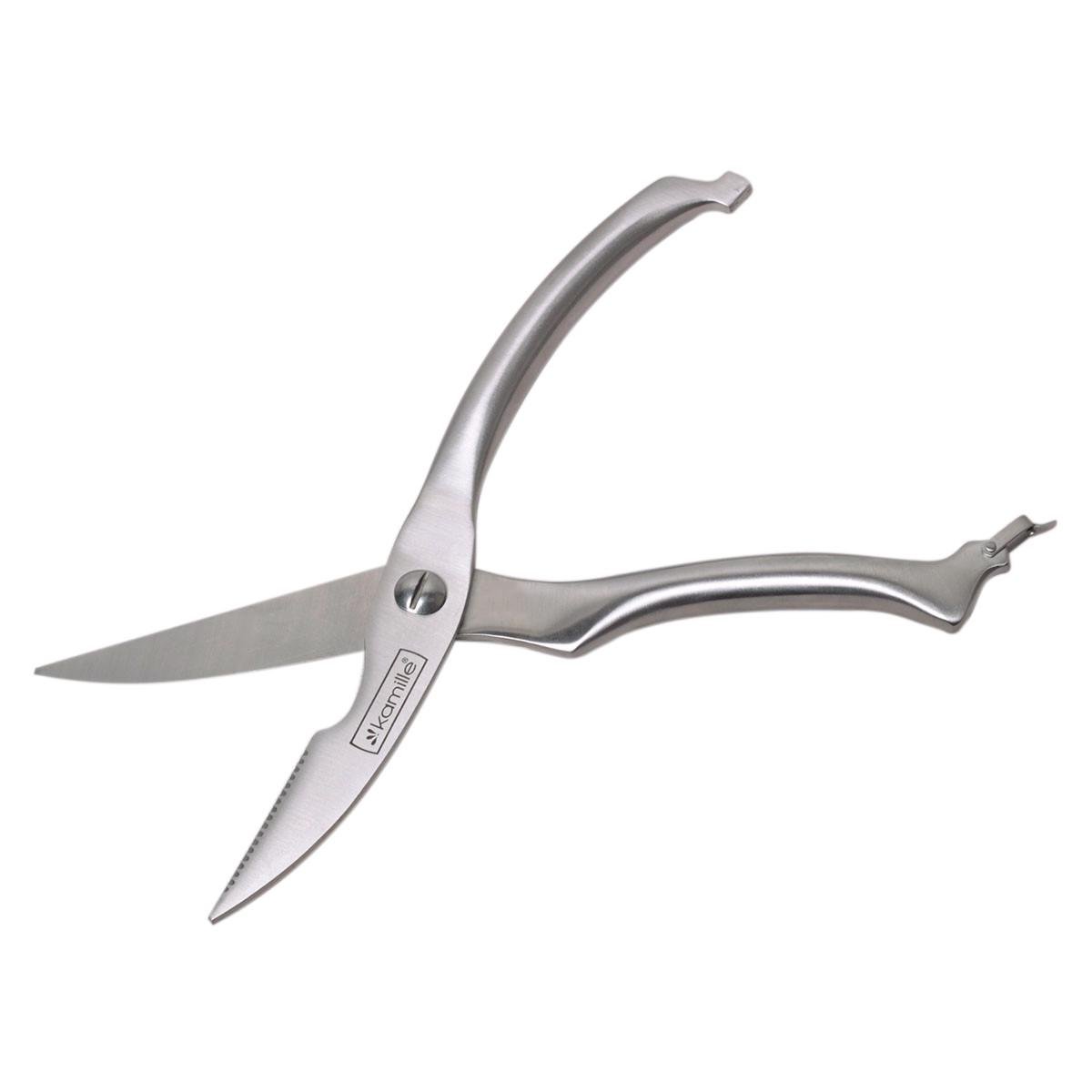 Ножницы кухонные Kamille KM-5100 из нержавеющей стали 25 см Стальной (150-84-5100)