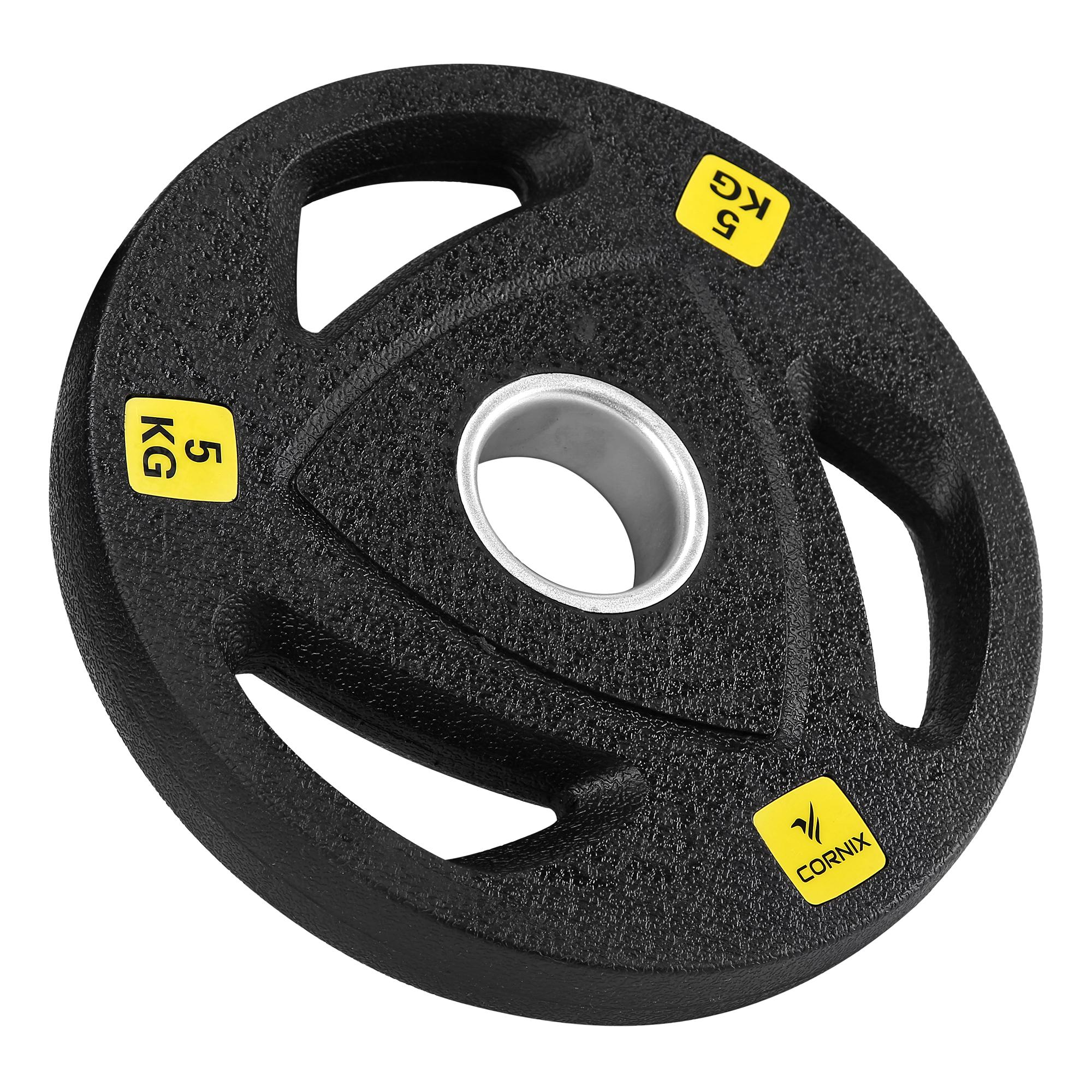 Диск олимпийский Cornix XR-0425 металлический прорезиненный 1x5 кг 51 мм Black (67311)