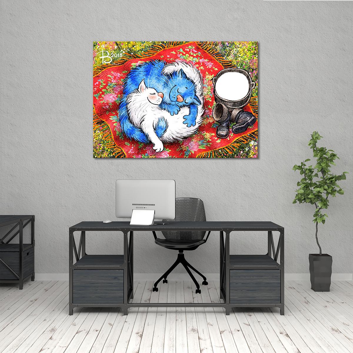 Модульная картина Летний сон 1 модуль 50x75 см