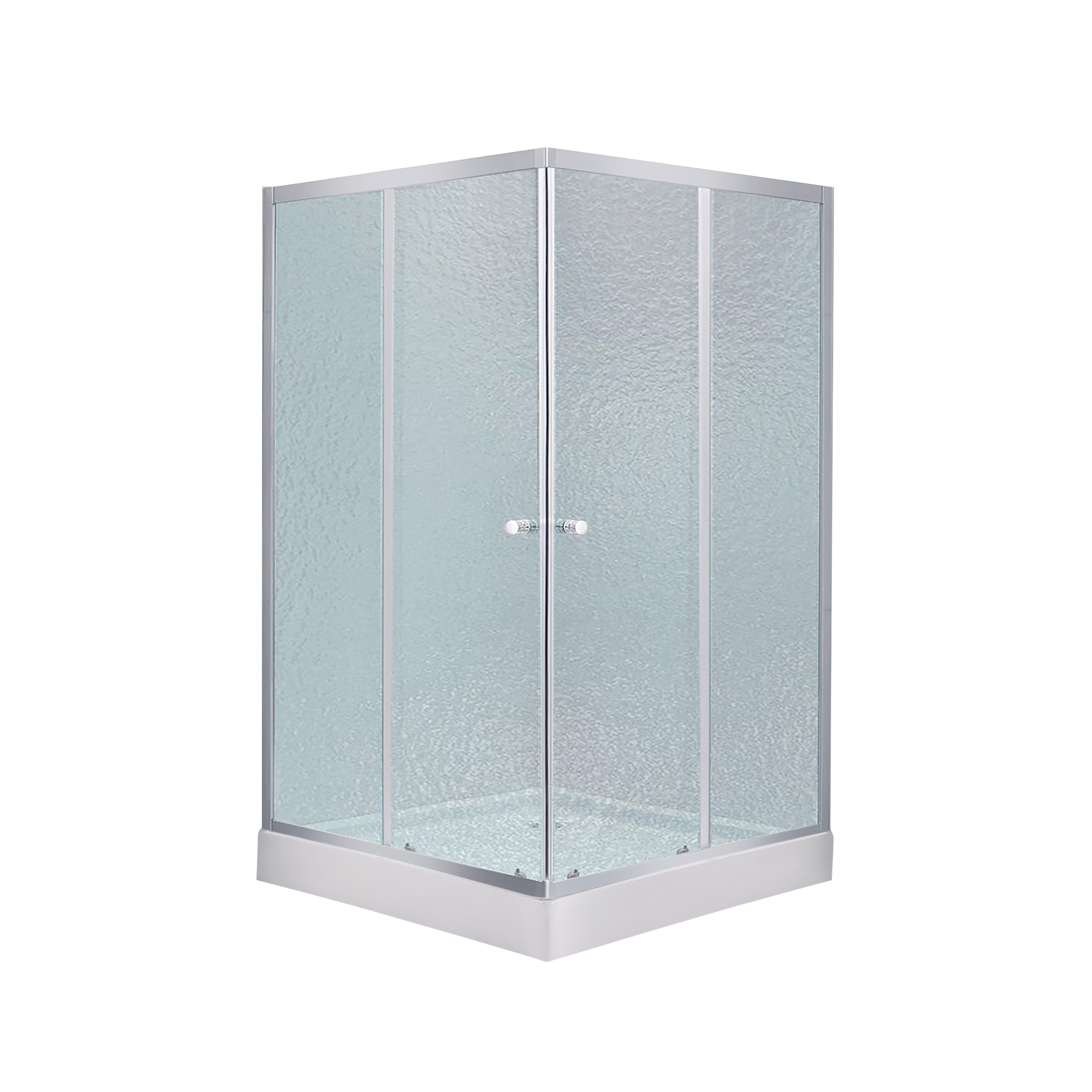 Душевая кабина Lidz Wawel SC90x90.SAT.LOW.FR + стекло Frost 4 мм + поддон Mazur