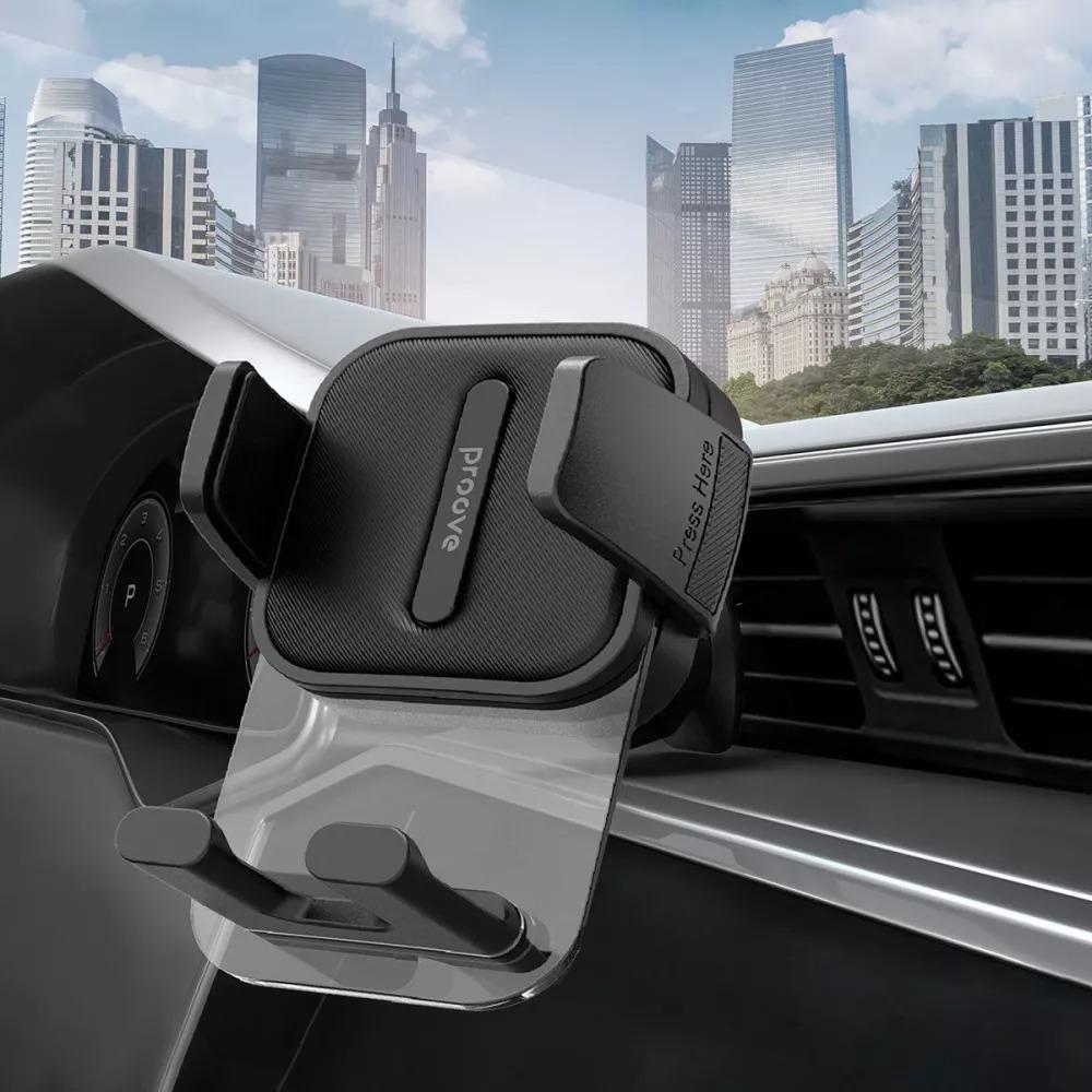 Автомобільний тримач Proove Crystal Clamp Air Outlet Car Mount Black - фото 4