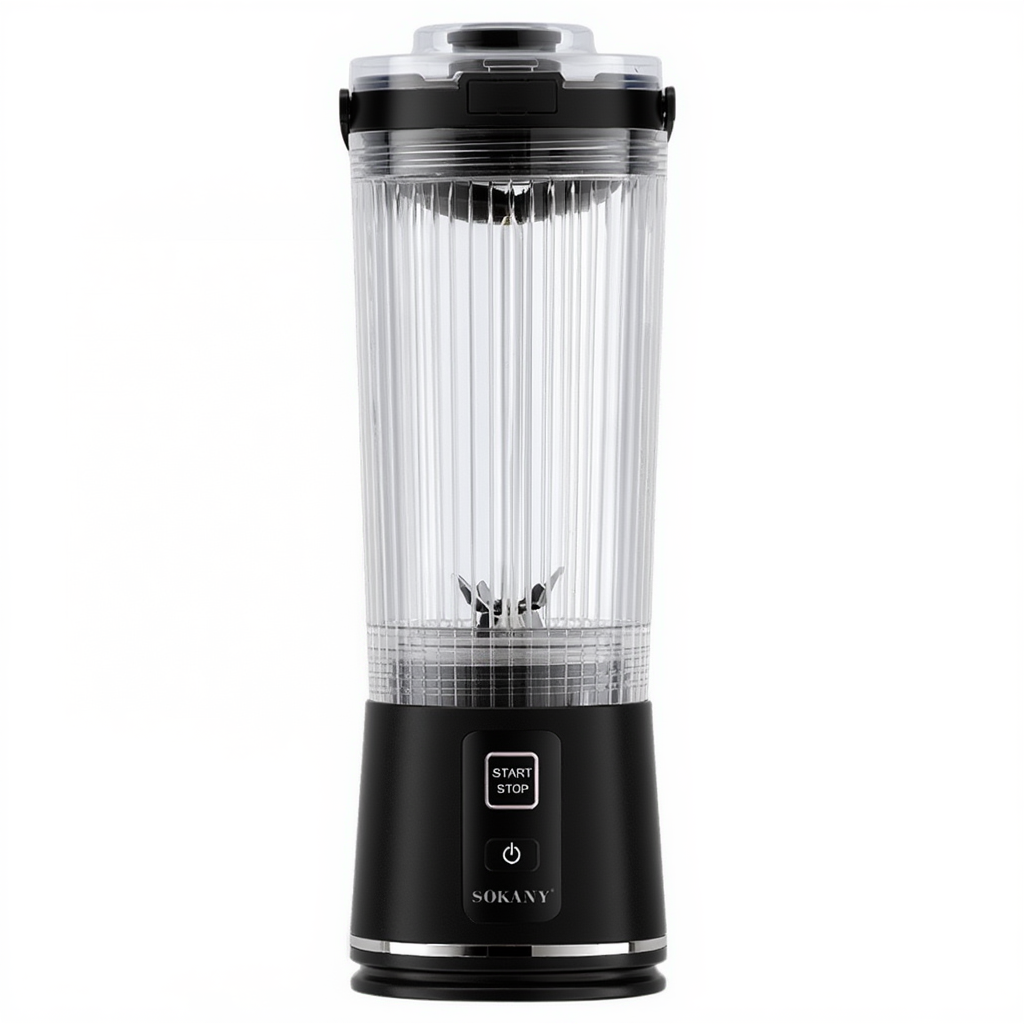 Шейкер на аккумуляторе 500 мл USB Черный (SK-01023B)