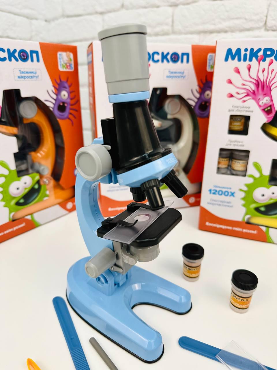 Мікроскоп для юного дослідника Блакитний (8Т1320) - фото 3