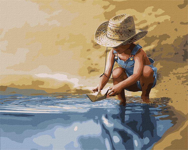 Картина по номерам Идейка В детстве 40x50 см (KHO4949)