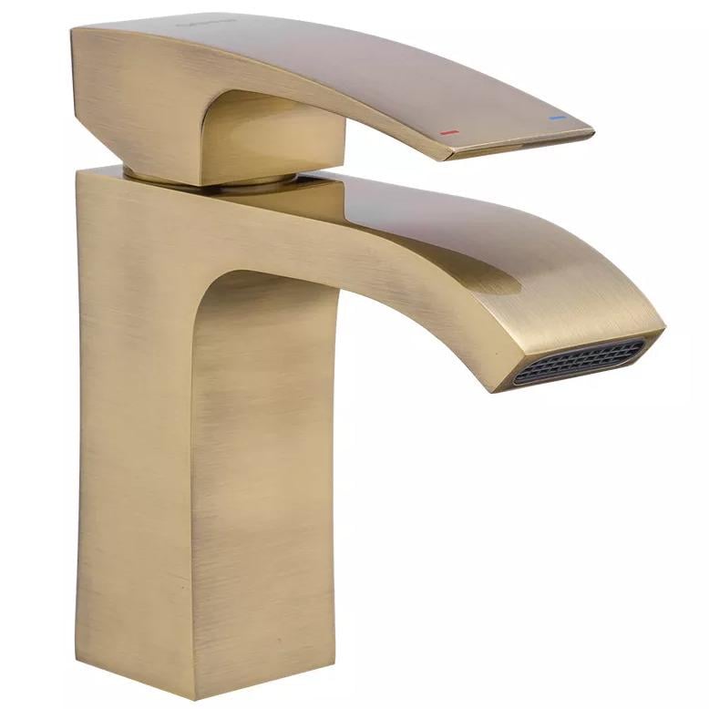 Смеситель для умывальника Gappo G1007-4 однорычажный Бронзовый (196856) Смеситель для умывальника Gappo G1007-4 однорычажный Бронзовый (196856)