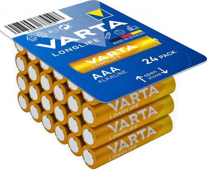 Батарейки Varta Longlife AAA 24 шт. (ERC-04103301124)