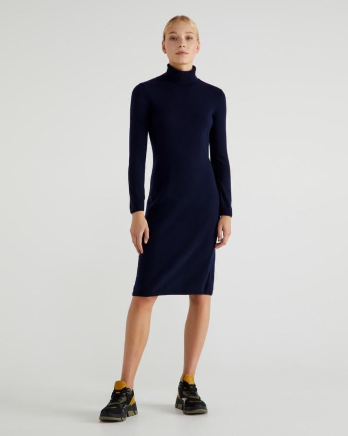 Сукня жіноча Benetton 1044v2531 S Синій