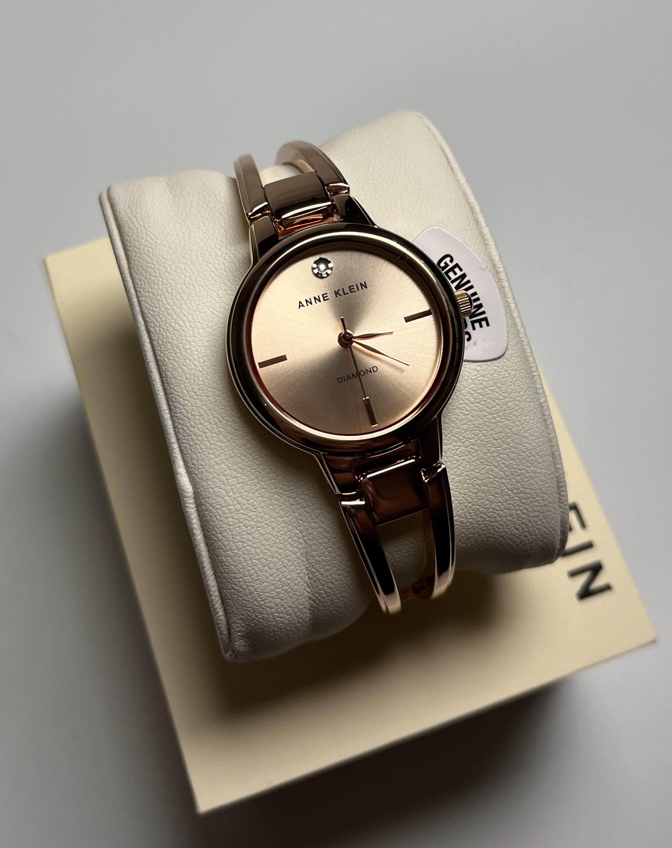 Часы женские Anne Klein AK/2626RGRG Розовое золото (14120159) - фото 3 Часы женские Anne Klein AK/2626RGRG Розовое золото (14120159) - фото 3