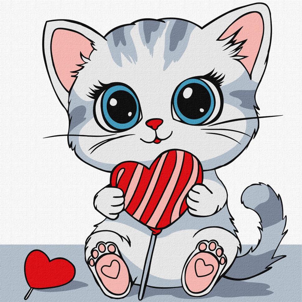 Картина за номерами Ideyka Солоденьке KHO6261 25х25 см (RLT52208)