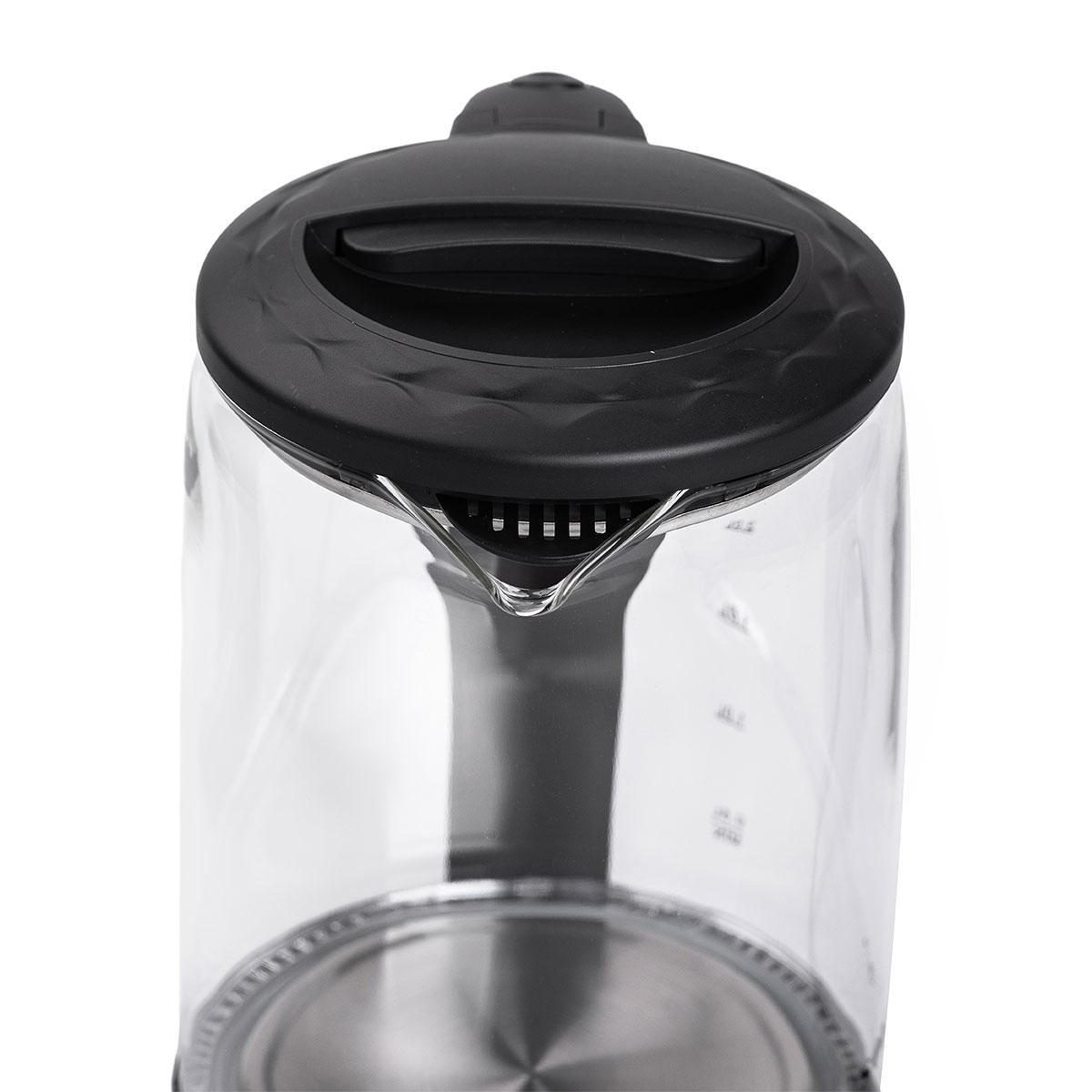 Электрический чайник стеклянный бытовой 2.5 л Sokany чайник дисковый для дома 1500 - фото 6