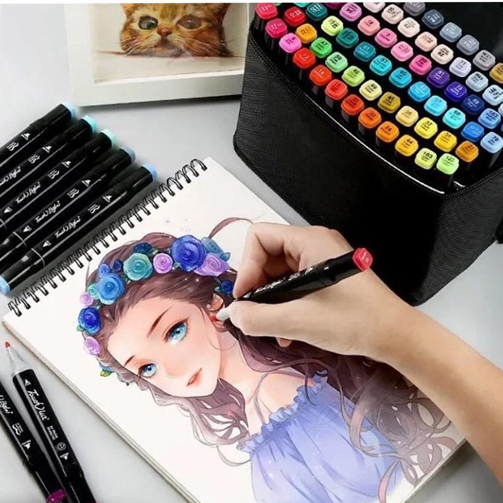 Набор двухсторонних скетч маркеров для рисования Touch Sketch 60 шт. (7751) - фото 8