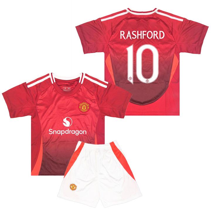 Футбольная форма детская Afina Sport RASHFORD 10 Манчестер Юнайтед 2024-2025 Home 115-125 см (set3578_123835) - фото 2