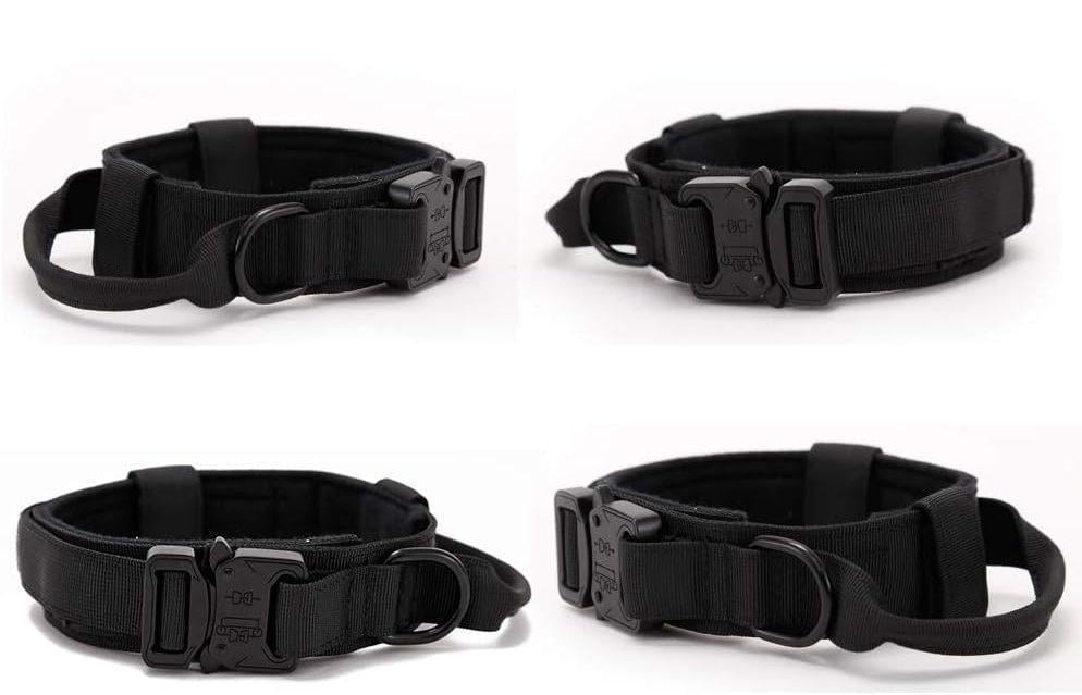 Ошейник для собак Harness нейлоновый с металлической пряжкой-фастекс XL 53-63 см Черный (2042422789) - фото 2 Ошейник для собак Harness нейлоновый с металлической пряжкой-фастекс XL 53-63 см Черный (2042422789) - фото 2