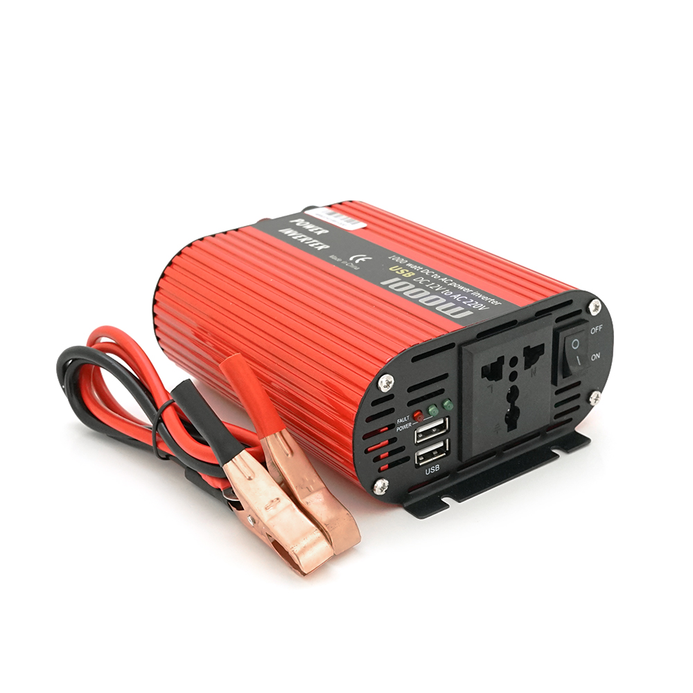 Інвертор напруги Wm-1000 з апроксимованою синусоїдою 600 Вт 12/220V (26617889)