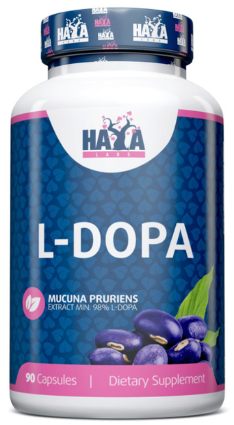 Добавка Л-Допа экстракт Мукуна Haya Labs L-DOPA Mucuna Pruriens Extract 90 капсул