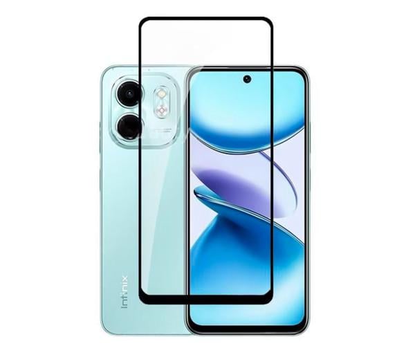 Защитное стекло Full Screen Tempered Glass для Infinix Hot 50i / Smart 9, Black Защитное стекло Full Screen Tempered Glass для Infinix Hot 50i / Smart 9, Black