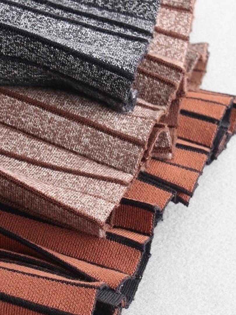 Юбка миди двусторонняя Forza Viva MW-KS-1902C трикотажная р. 46 Терракотовый (17852310) - фото 7