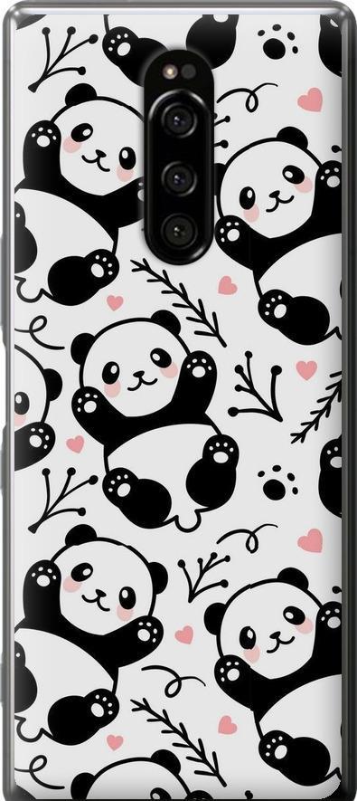 Чехол на Sony Xperia XZ4 Панды (4318u-1623-42517)
