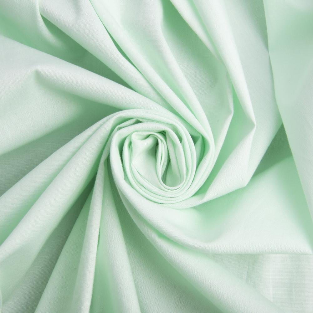 Ткань котон поплин Светло-мятный (23092)