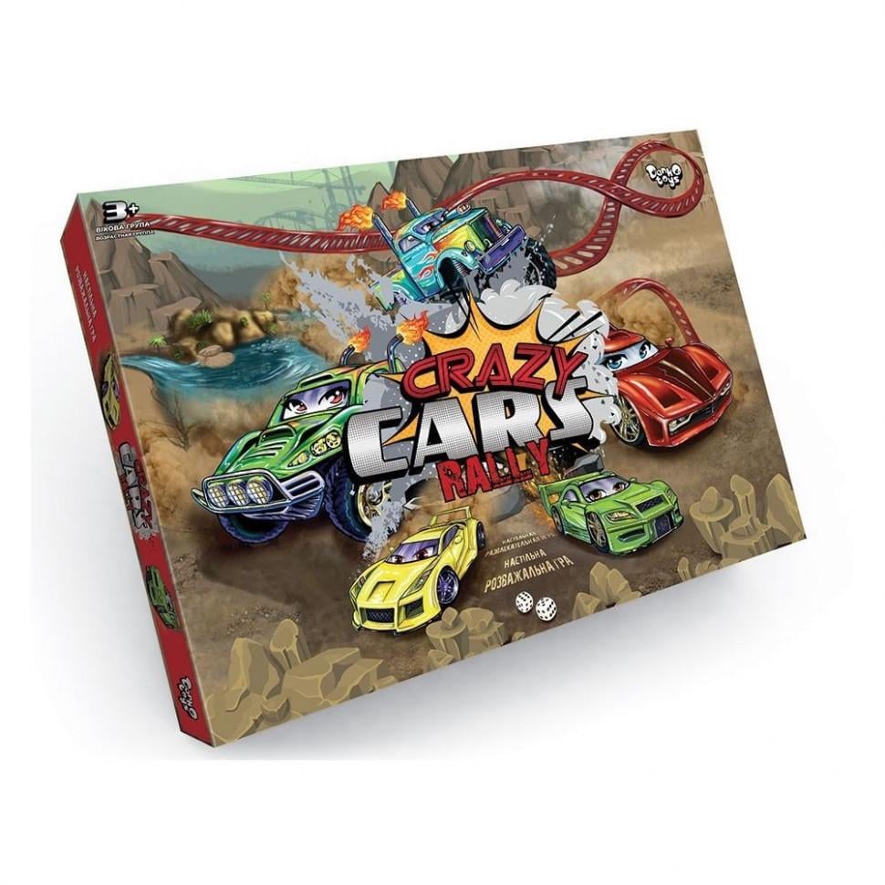 Настільна гра розважальна Danko Toys Crazy Cars Rally DTG93R від 3 років (RLT16681)