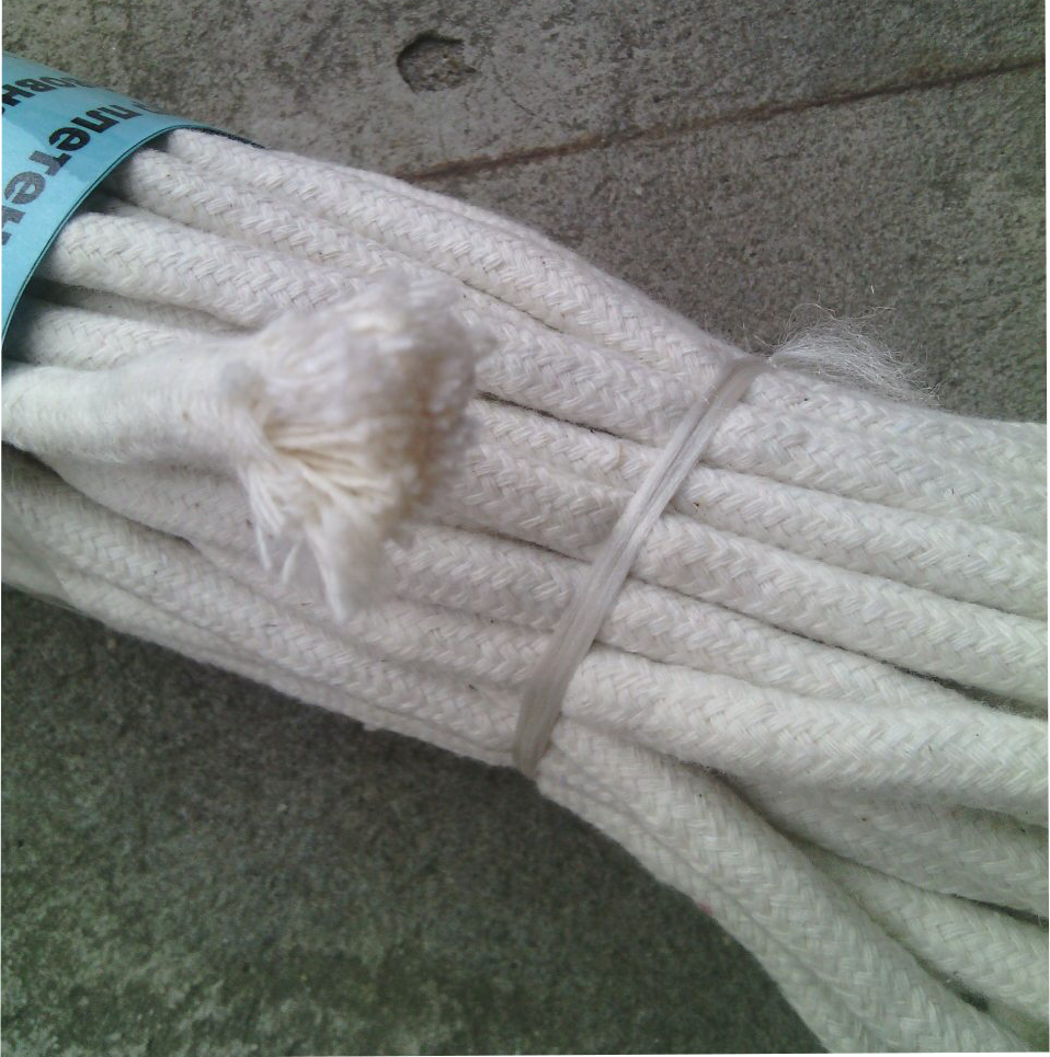 Шнур плетеный хлопковый 8,0 мм х 20 м (0690) - фото 2