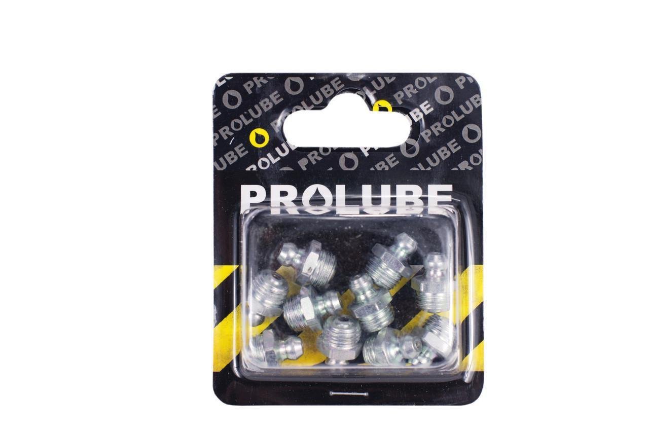 Пресс масленка Prolube шариковая прямая резьба M10x1,0 10 шт. DIN71412 (462-65)