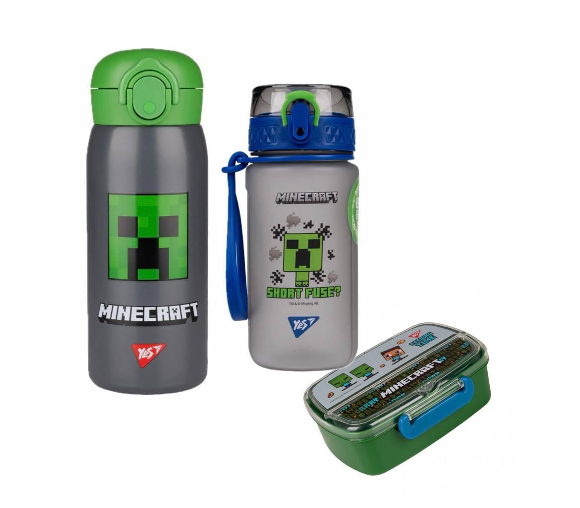 Подарунковий набір YES Minecraft для школи термос/пляшка/ланч-бокс (708200К)