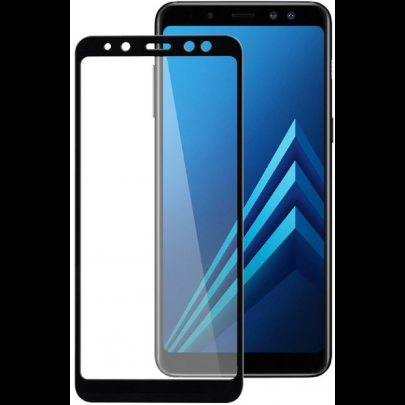 Защитное стекло Elite Lux 9D для Samsung Galaxy A530/A8 Black