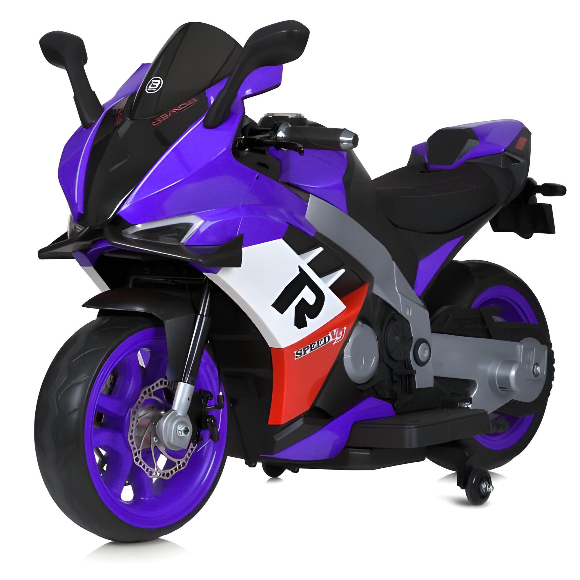 Детский электрический мотоцикл Ducati Bambi M 6013EL-9 24V на аккумуляторе с USB музыкой и дополнительными колесами (27557637)