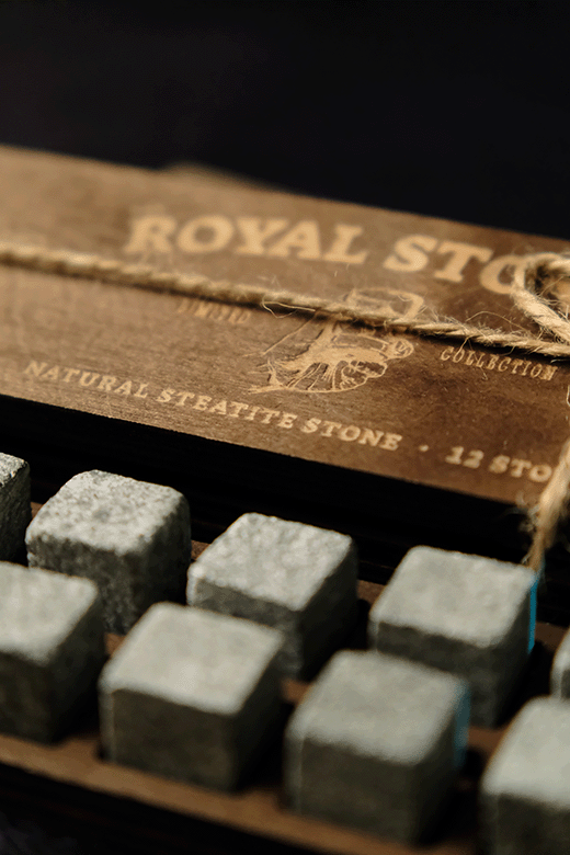 Камені для віскі Royal Stones 12 шт. в дерев'яній упаковці з сертифікатом (19416084) - фото 5