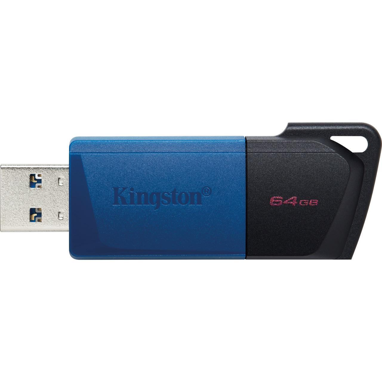 Флешка USB Kingston 3.2 DataTraveler Exodia M 64 Гб Синий - фото 3 Флешка USB Kingston 3.2 DataTraveler Exodia M 64 Гб Синий - фото 3