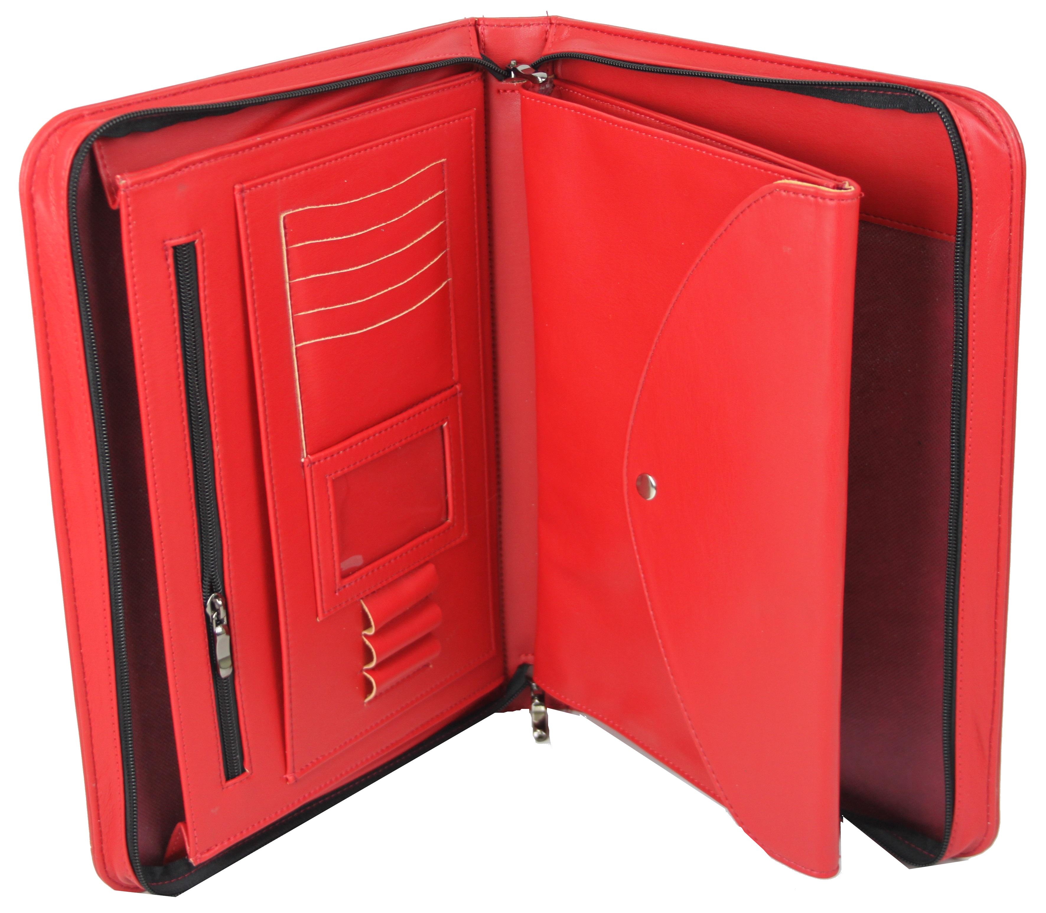 Папка деловая Portfolio из искусственной кожи А4 Красный (Portbw06 red)