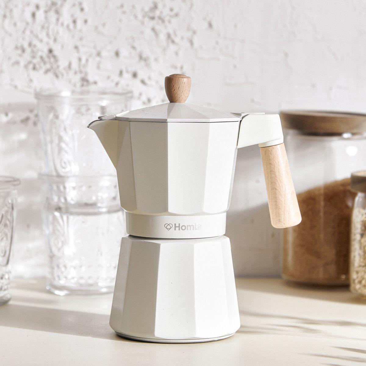 Кофеварка гейзерная Homla MIA MOKKA 300 мл Бежевый (209497) - фото 7