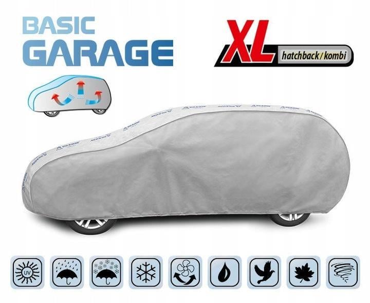 Тент-чехол автомобильный Kegel для AUDI A4 B5/B6/B7/B8/B9 универсал Basic Garage XL Hatchback/Combi (5-3957-241-3021) - фото 2