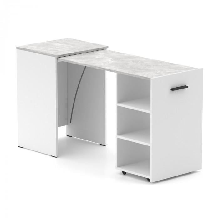 Стіл-тумба трансформер Knap Knap Hobana Білий/Ательє світлий (S201000122) - фото 1 Стіл-тумба трансформер Knap Knap Hobana Білий/Ательє світлий (S201000122) - фото 1