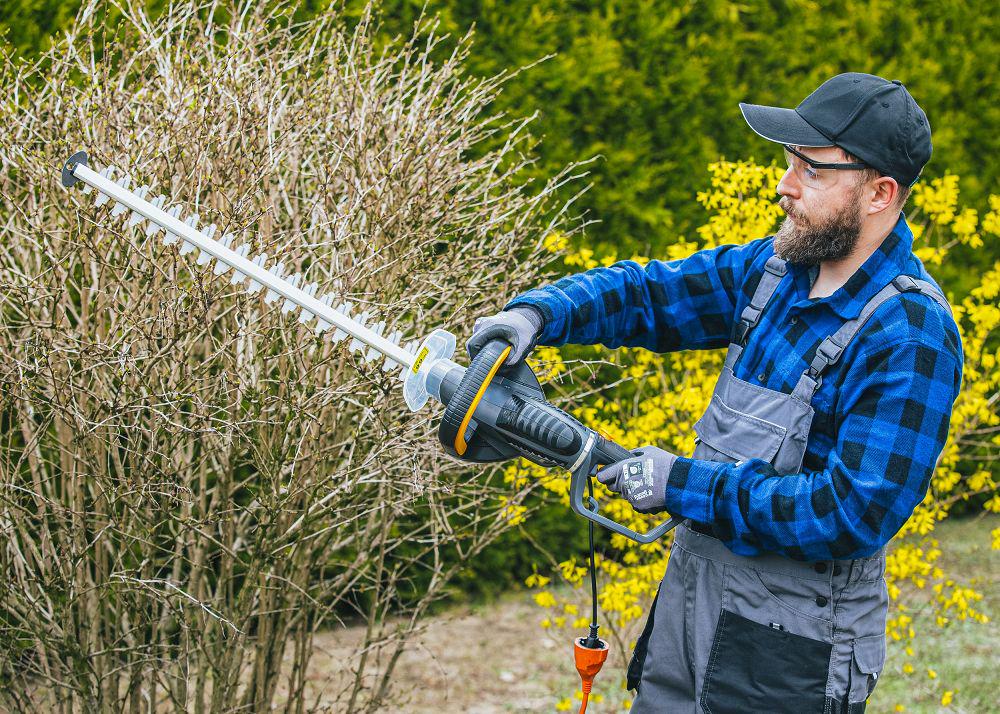 Кусторез электрический садовый Powermat PM1288 1800 Вт 1700 об/мин 20 мм - фото 6