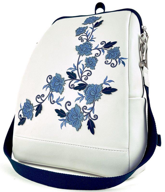 Міський рюкзак жіночий Alba Soboni 250055 з кишенею для ноутбука 13,6" Білий