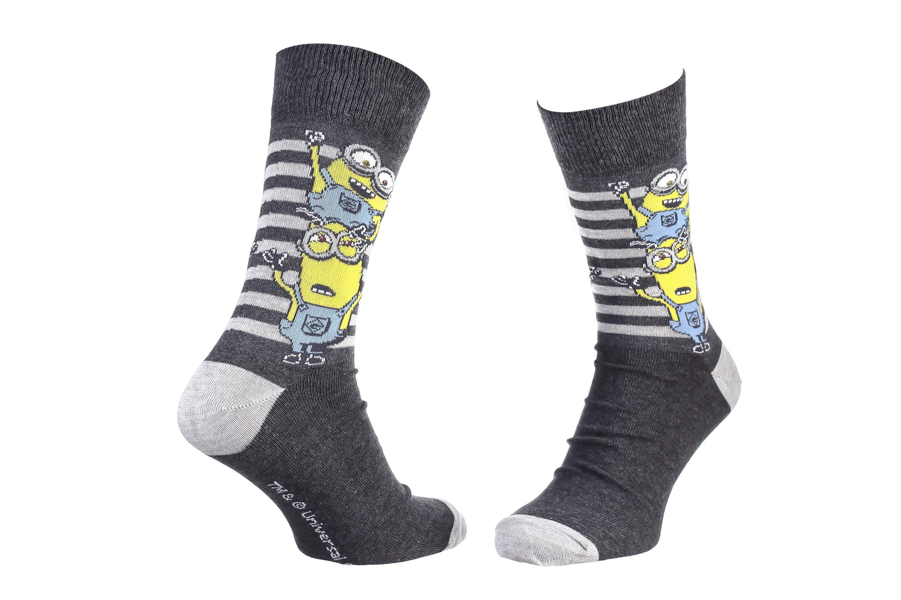 Шкарпетки Minions Minion Group 1 пара р. 39-42 Black (93154967-4)