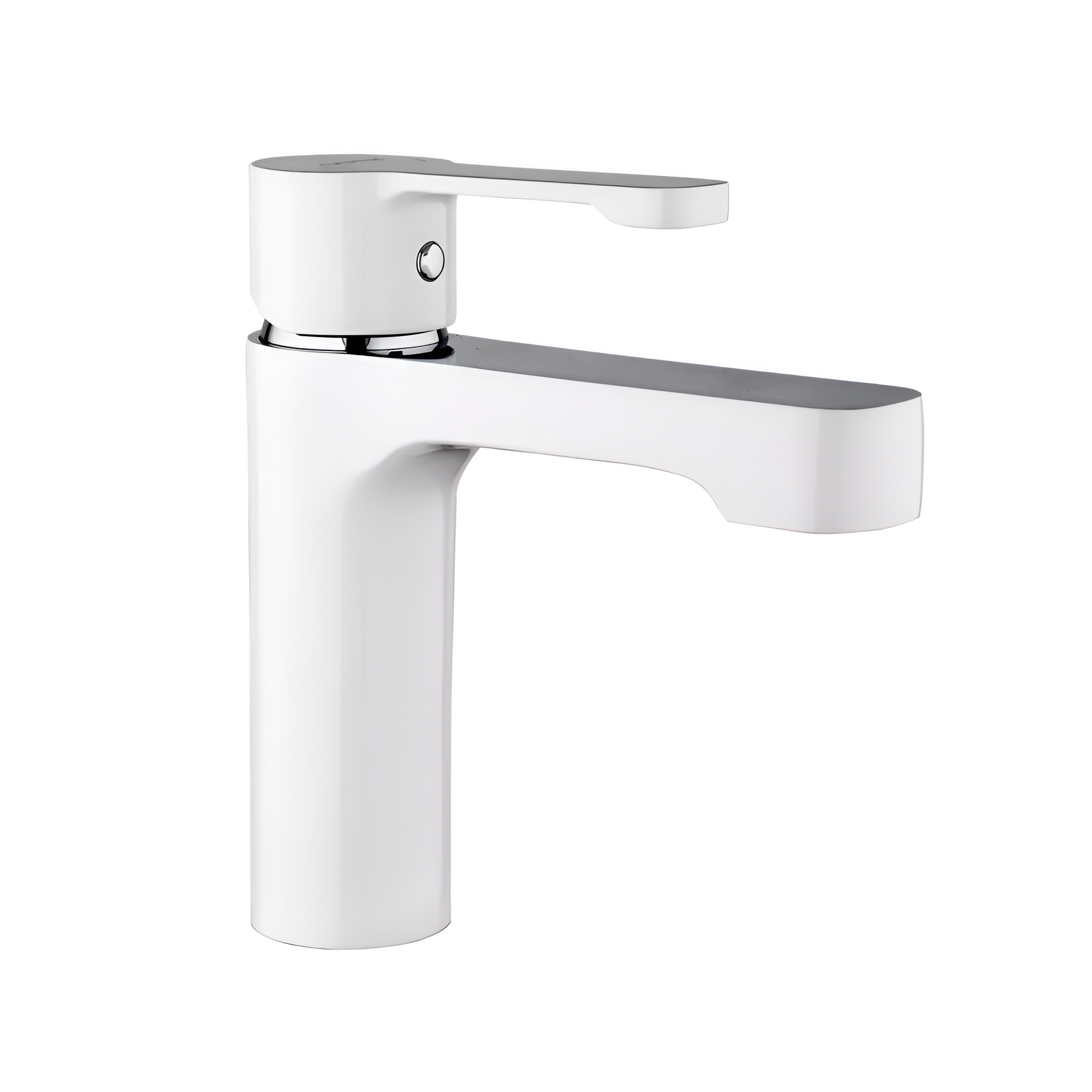 Смеситель для раковины Gappo G1002-8 однорычажный Белый/Хром