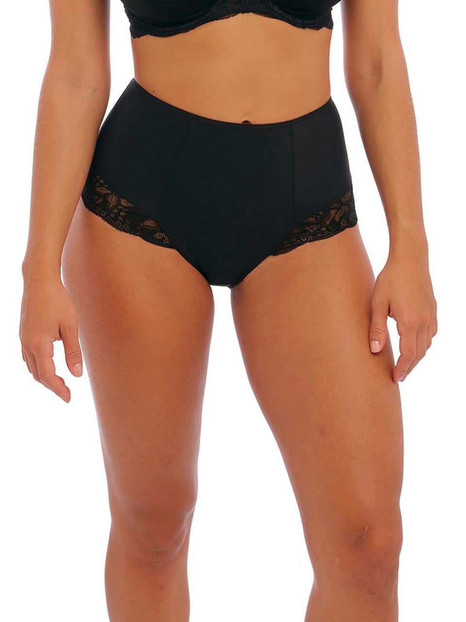 Трусики Fantasie Reflect 101852 корректирующие брифы с высокой талией L Черный (889501631032 )