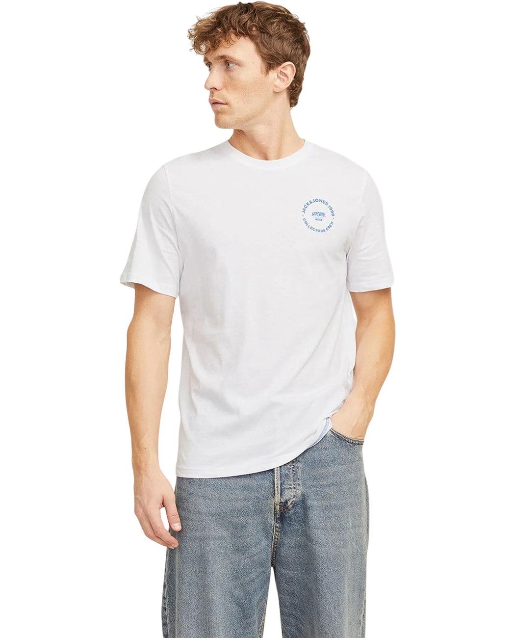 Футболка чоловіча Jack&Jones JJSimon URBN 12269280.WHITE XL Білий (5715671607827)
