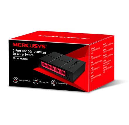 Коммутатор Mercusys MS105G - фото 3 Коммутатор Mercusys MS105G - фото 3