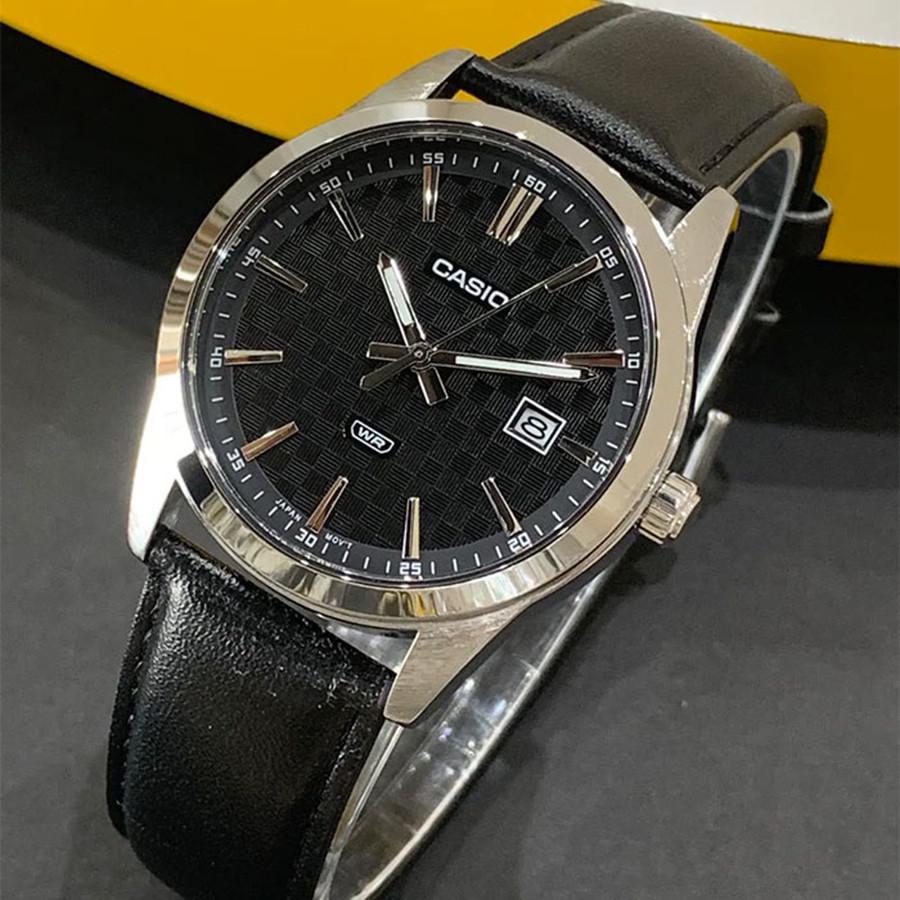 Наручний годинник чоловічий Casio MTP-VD03L-1A Timeless Collection Чорний (2824866429)