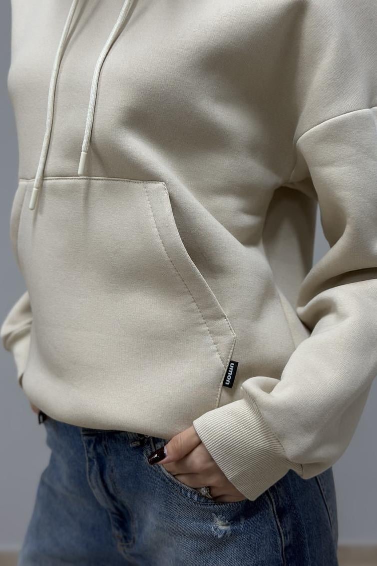 Худі жіночий М0211.4 з капюшоном M Таш бежевий (30665270) - фото 4 Худі жіночий М0211.4 з капюшоном M Таш бежевий (30665270) - фото 4