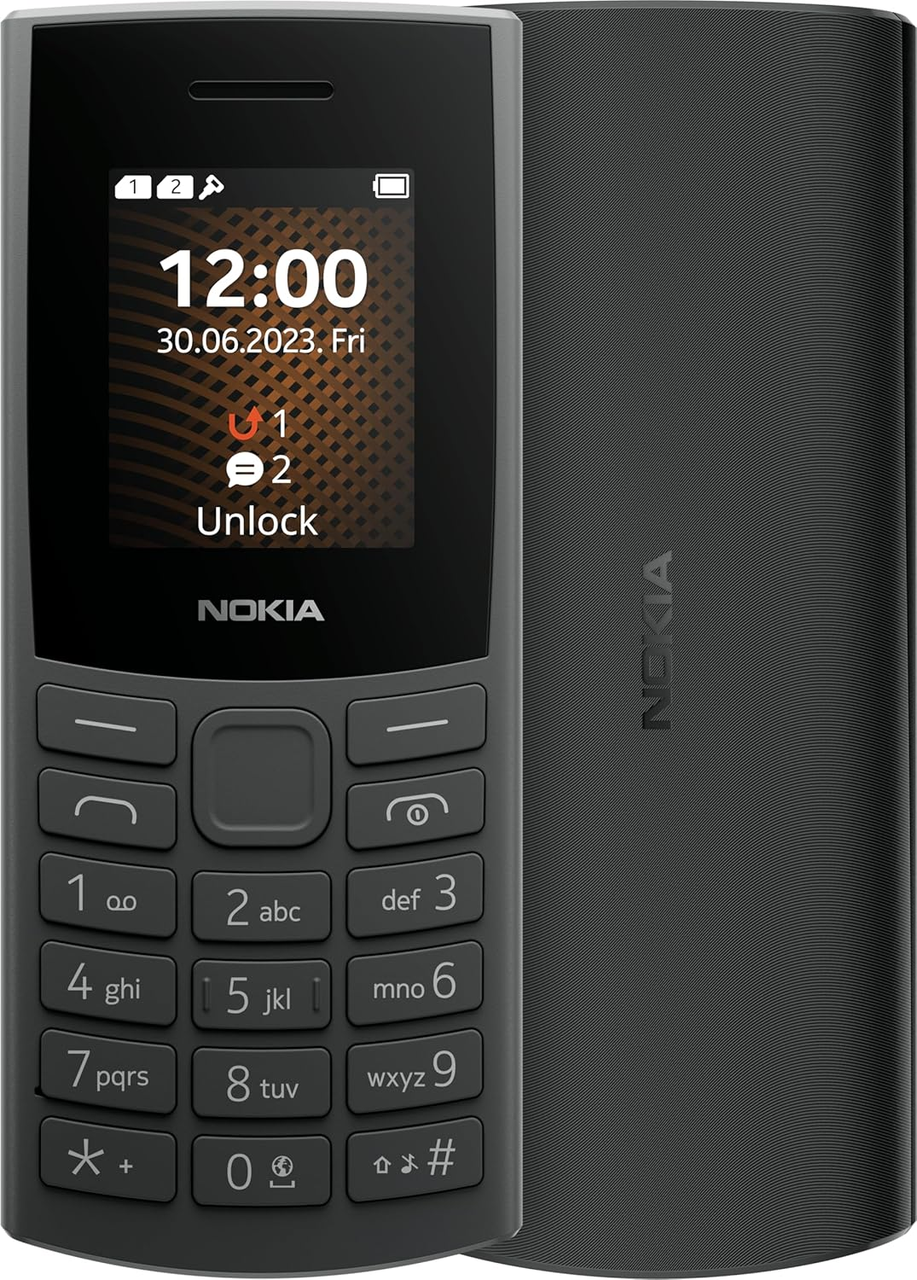 Кнопковий телефон Nokia 105 4G Edition 2023 Dual SIM Charcoal (3031942681)