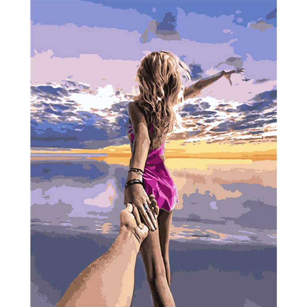 Картина по номерам Strateg Навстречу бесконечности 40x50 см (VA-2895)