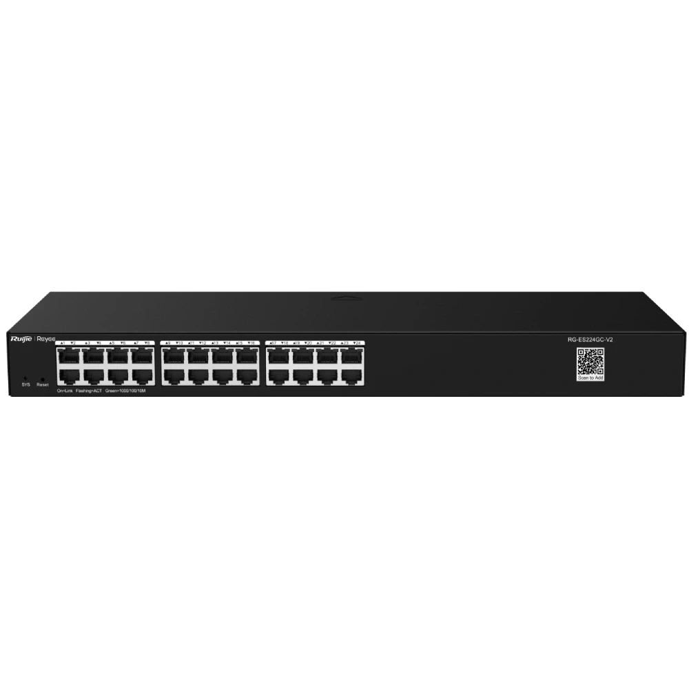 Комутатор 24 порти керований Ruijie Reyee RG-ES224GC-V2 1000M (2881243418)