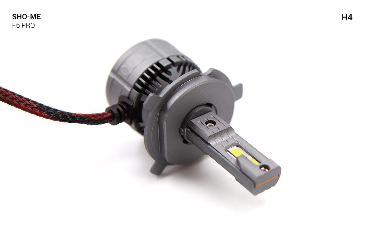 Автомобільні лампи Sho-Me LED H4 35 Вт F6-Pro біле світло/обманка Canbus (SM F6-Pro H4) - фото 3 Автомобільні лампи Sho-Me LED H4 35 Вт F6-Pro біле світло/обманка Canbus (SM F6-Pro H4) - фото 3