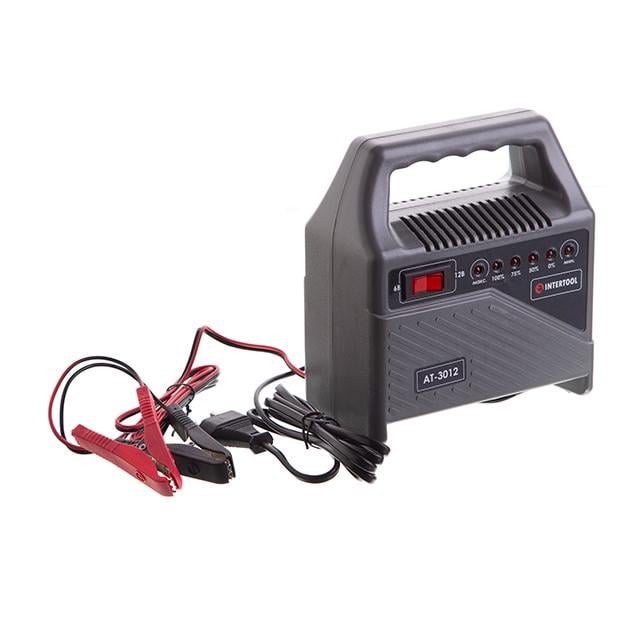 Пристрій зарядний для акумуляторів Intertool 6/12 В (AT-3012) - фото 3 Пристрій зарядний для акумуляторів Intertool 6/12 В (AT-3012) - фото 3
